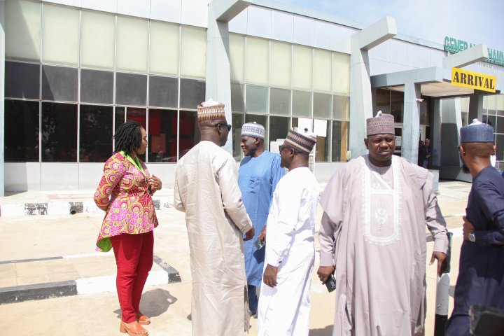 Maiduguri, Nigeria – The World Bank team for Agro-Climatic Resilience in Semi-arid Landscapes (ACReSAL) project has officially arrived at Maiduguri International Airport for Mission